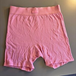 Aritzia Soft Pink Ribbed Briefs